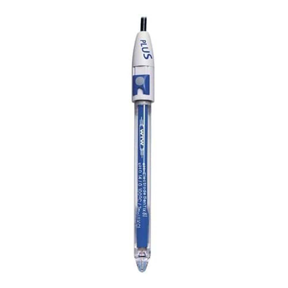WTW Glas-pH-Elektrode, Flüssigelektrolyt, integriertem Temperaturfühler, BNC-Stecker und Bananen-Stecker, Länge 120 mm, 1 m Kabel, #103643
