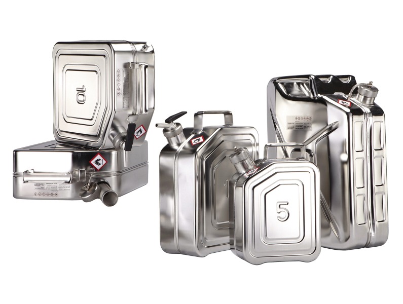 Bürkle, Sicherheitskanister V2A, Dosierer, Überdruckv., 20L, #2601-2020