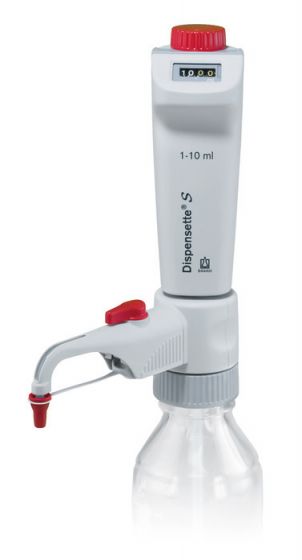 Brand Flaschenaufsatz-Dispenser, Dispensette® S, Digital, DE-M, 1-10 ml, mit RDV, #4600341
