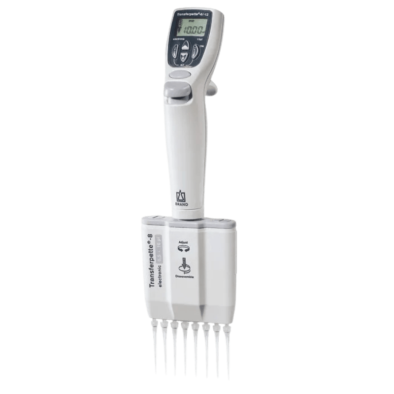 Brand Mehrkanal-Mikroliterpipette Transferpette®, -8 electronic, DE-M, 705403