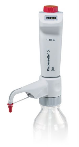 Brand Flaschenaufsatz-Dispenser, Dispensette® S, Digital, DE-M, 1-10 ml, ohne RDV, #4600340