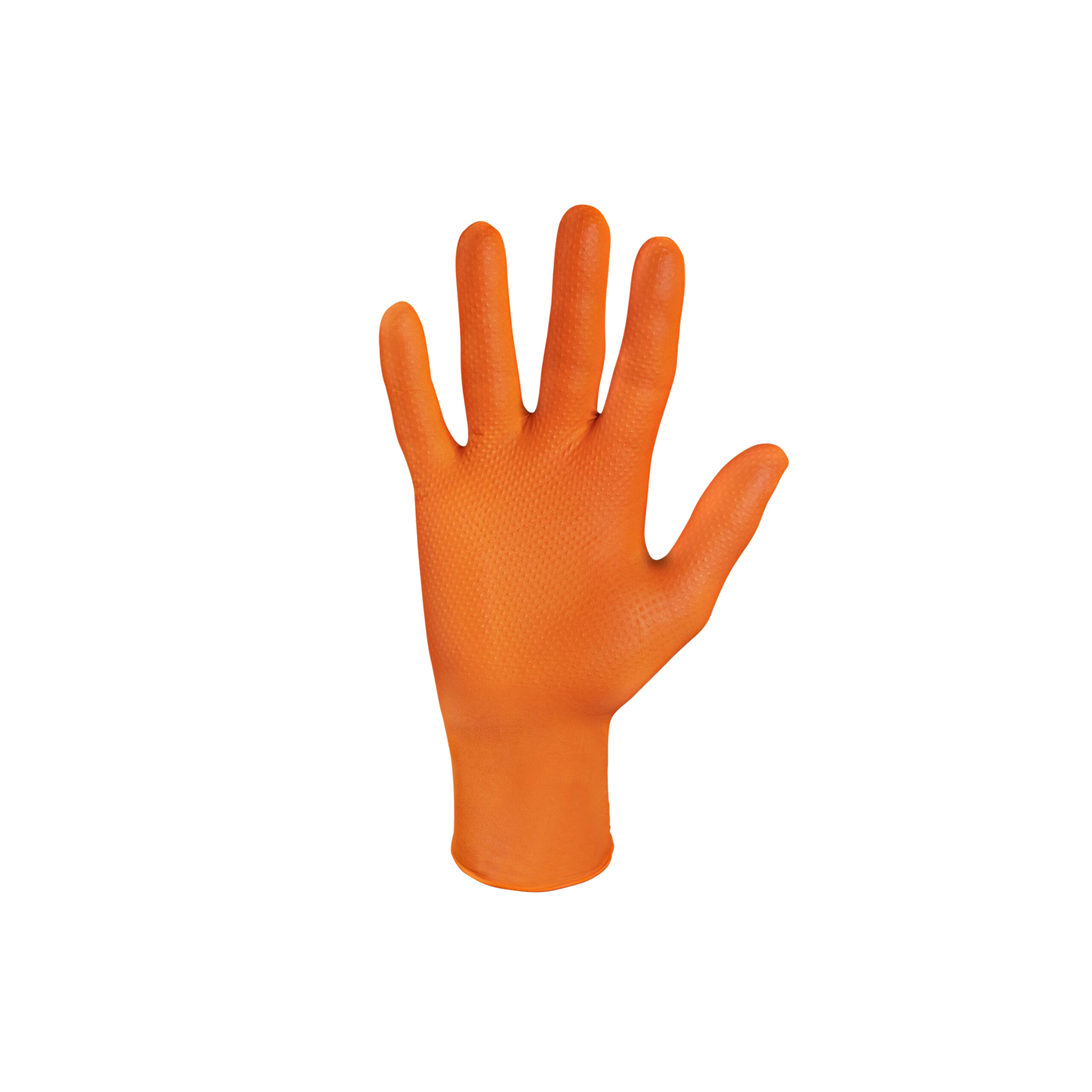 Meditrade Nitril StellarGrip Orange Schutzhandschuhe, 500er-Karton (10 x 50er-Box), PSA Klasse III - L