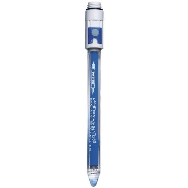 WTW Glas-pH-Elektrode mit Flüssigelektrolyt, S7 Steckkopf, Länge 120 mm. Ohne Anschlusskabel. #103639